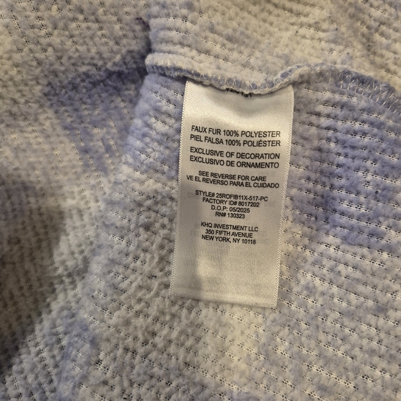 Girl's Roxy Plaid Sherpa Shirt Jacket M 8-10 LIKE NEW - Picture 11 of 13